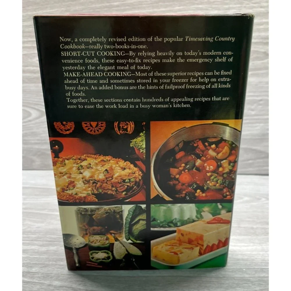 Busy Womans Cookbook by Farm Journal 1971 Make Ahead Recipes Short Cuts